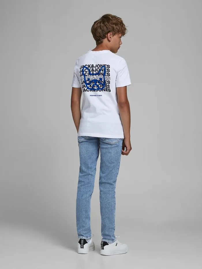 Jeans JACK and JONES Junior BOYS GLENN ORIGINAL 50SPS SLIM FIT JEANS Blue Blue Denim
