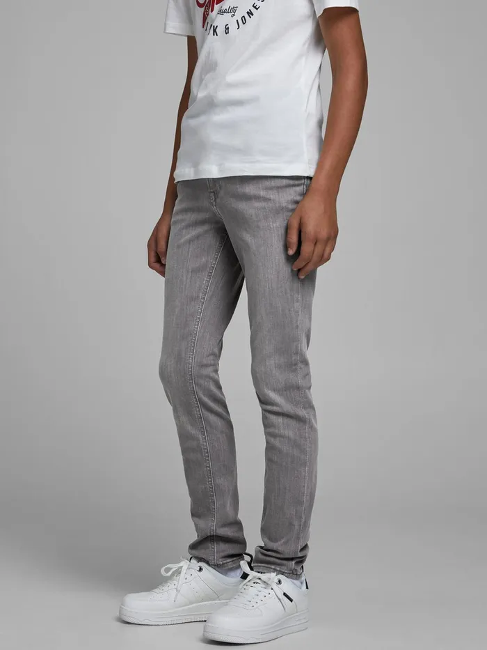 Jeans JACK and JONES Junior BOYS GLENN ORIGINAL SLIM FIT JEANS Grey Grey Denim Jeans JACK and JONES Junior BOYS GLENN ORIGINAL SLIM FIT JEANS Grey Grey Denim