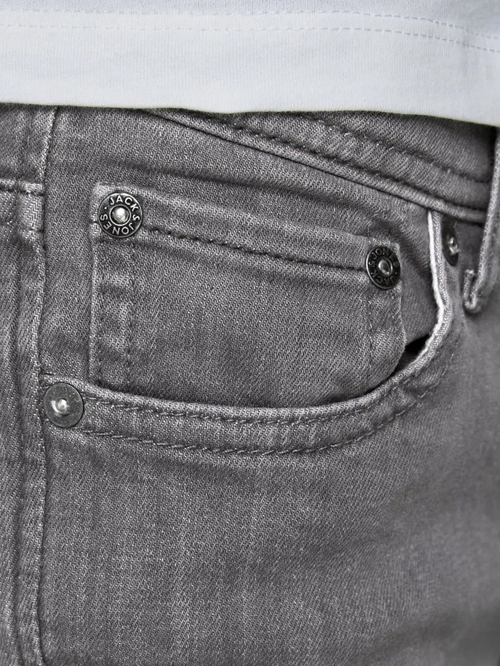 Jeans JACK and JONES Junior BOYS GLENN ORIGINAL SLIM FIT JEANS Grey Grey Denim