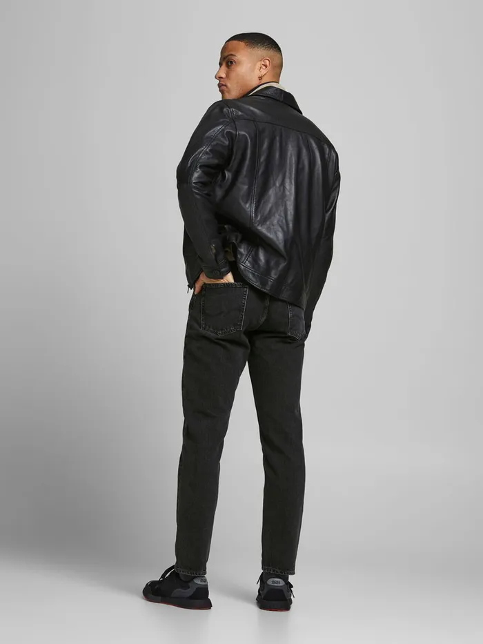 Jeans JACK and JONES Mens CHRIS ORIGINAL CJ 934 LOOSE FIT JEANS Black Black Denim