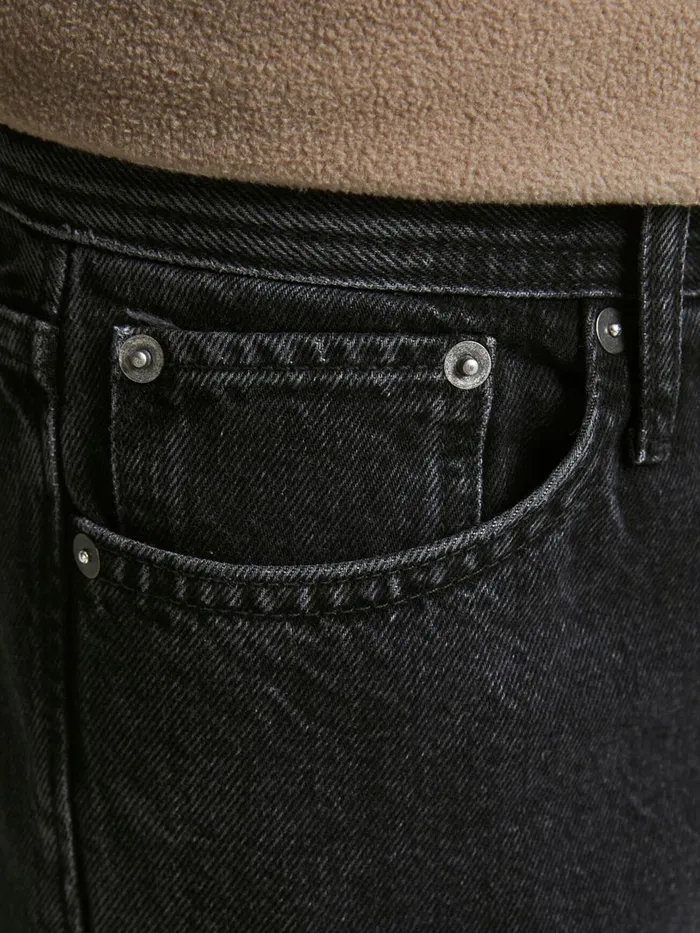 Jeans JACK and JONES Mens CHRIS ORIGINAL CJ 934 LOOSE FIT JEANS Black Black Denim