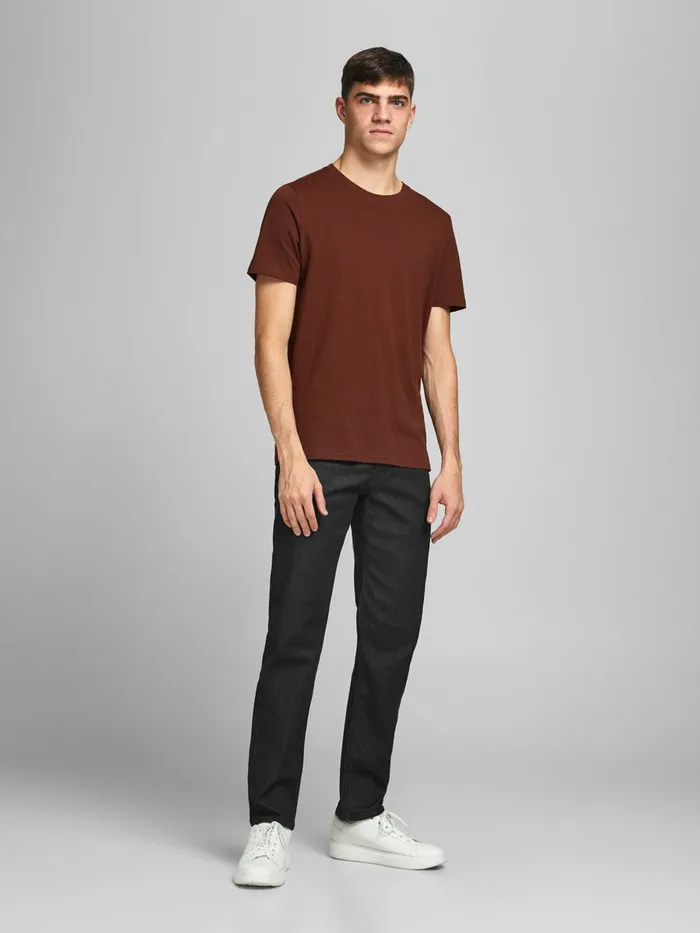 Jeans JACK and JONES Mens CLARK ICON JJ 430 REGULAR FIT JEANS Black Black Denim
