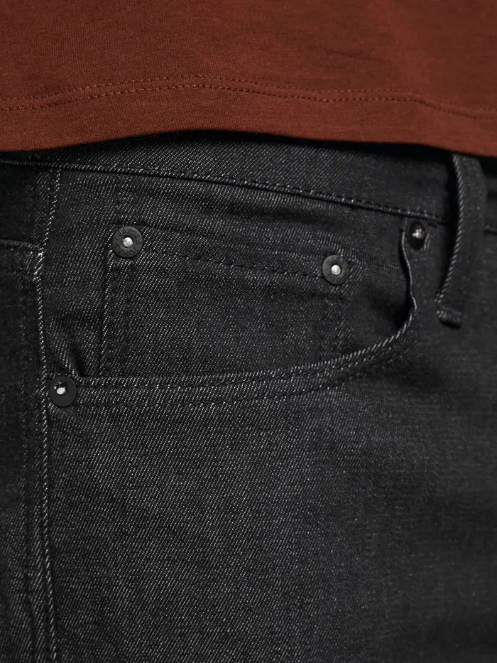 Jeans JACK and JONES Mens CLARK ICON JJ 430 REGULAR FIT JEANS Black Black Denim