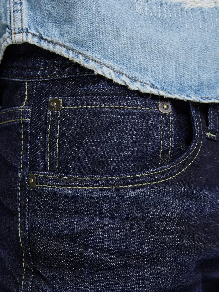 Jeans JACK and JONES Mens CLARK ORIGINAL JOS 318 REGULAR FIT JEANS Blue Blue Denim