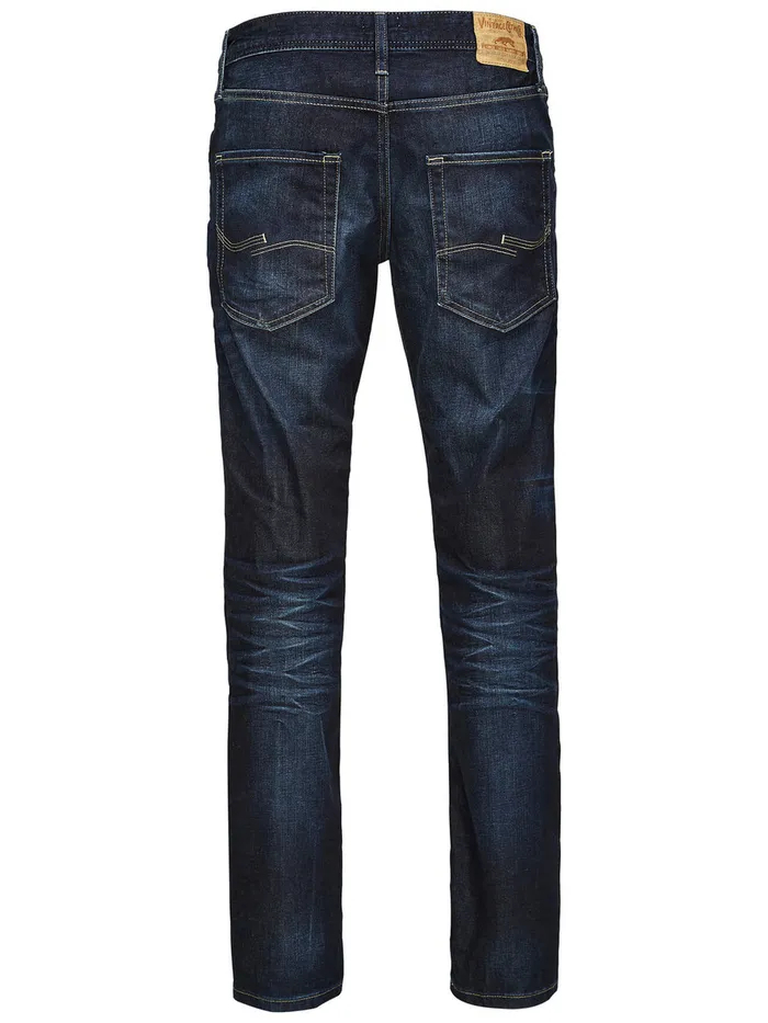 Jeans JACK and JONES Mens CLARK ORIGINAL JOS 318 REGULAR FIT JEANS Blue Blue Denim