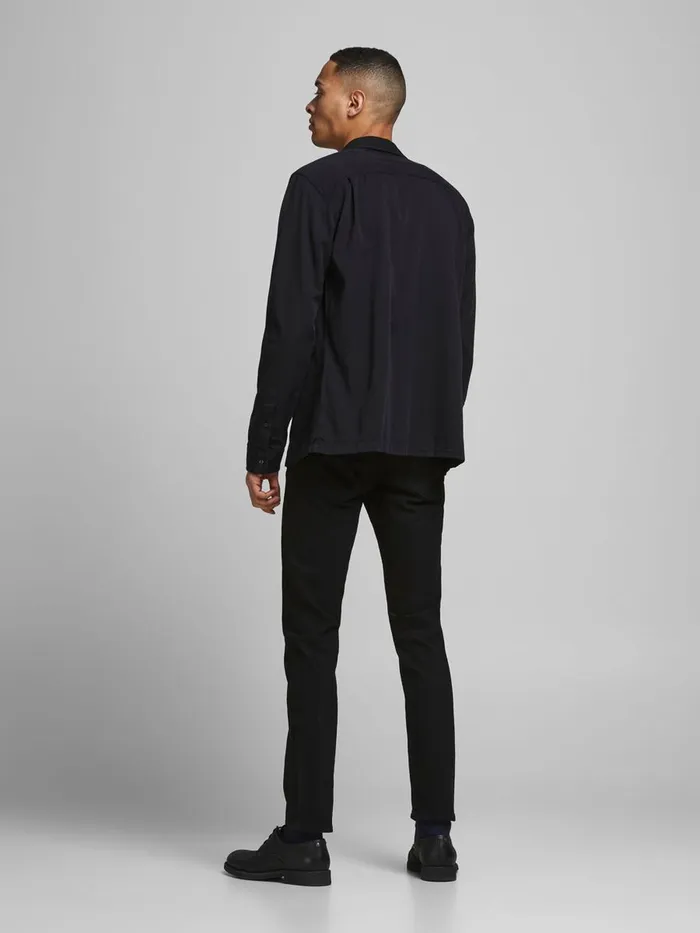 Jeans JACK and JONES Mens GLENN ORIGINAL NA 098 SLIM FIT JEANS Black Black Denim