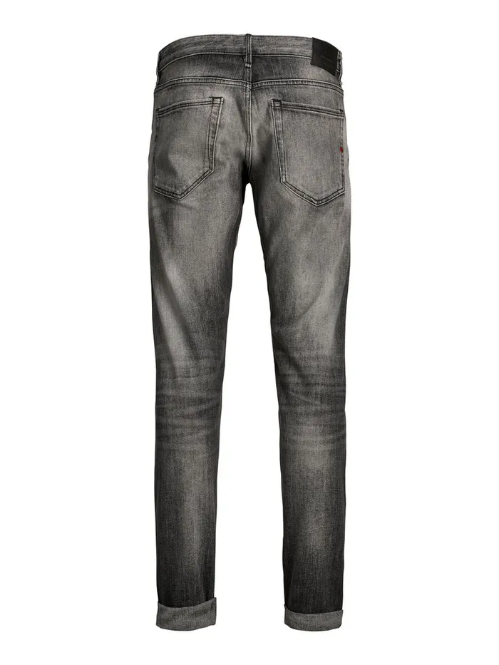 Jeans JACK and JONES Mens GLENN ROYAL R216 RDD LTD SLIM FIT JEANS Grey Black Denim