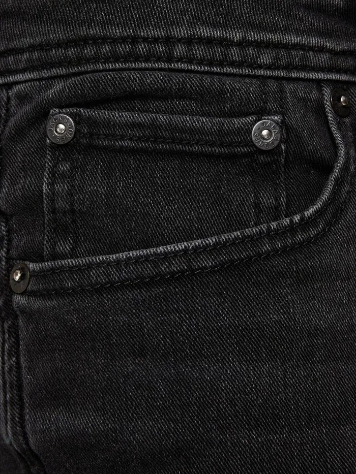 Jeans JACK and JONES Mens LIAM ORIGINAL AM 034 SKINNY FIT JEANS Black Black Denim