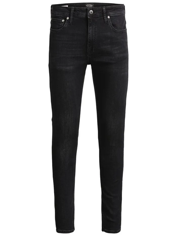 Jeans JACK and JONES Mens LIAM ORIGINAL AM 034 SKINNY FIT JEANS Black Black Denim