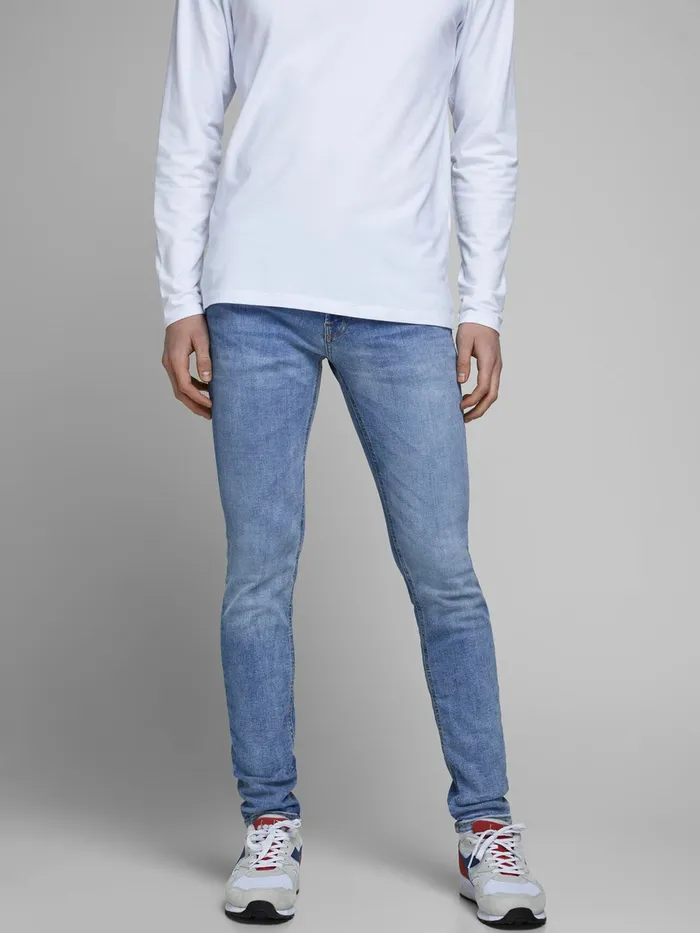Jeans JACK and JONES Mens LIAM ORIGINAL AM 792 50SPS SKINNY FIT JEANS Blue Blue Denim Jeans JACK and JONES Mens LIAM ORIGINAL AM 792 50SPS SKINNY FIT JEANS Blue Blue Denim