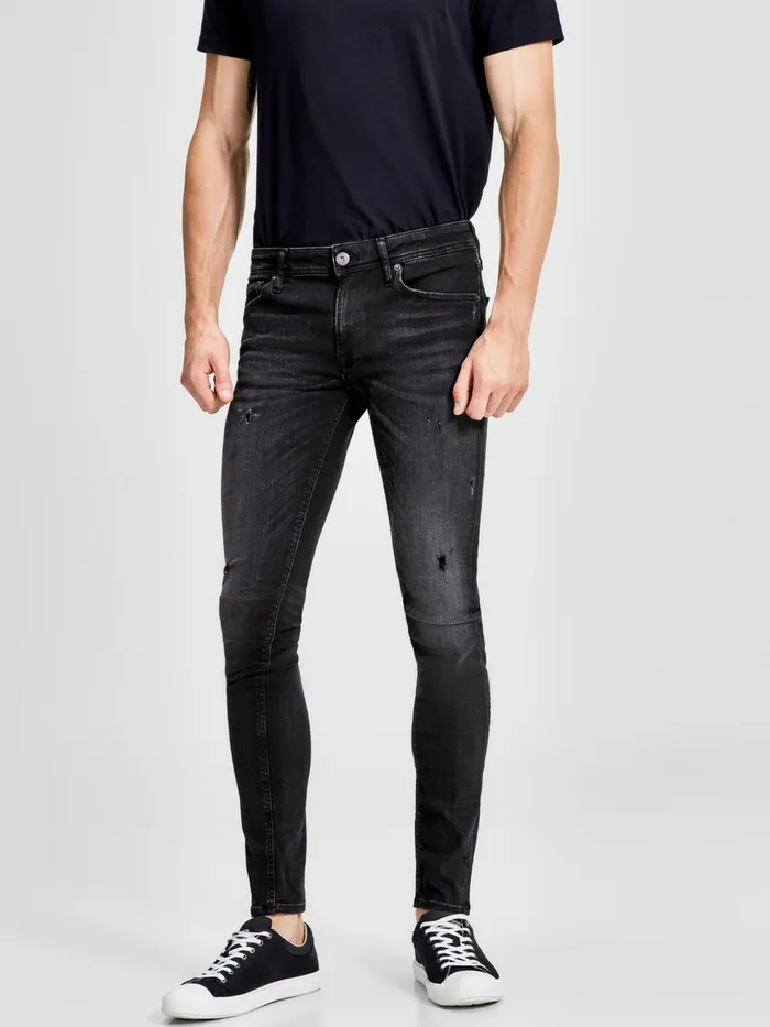 Jeans JACK and JONES Mens LIAM ORIGINAL JOS 685 80SPS SKINNY FIT JEANS Black Black Denim Jeans JACK and JONES Mens LIAM ORIGINAL JOS 685 80SPS SKINNY FIT JEANS Black Black Denim