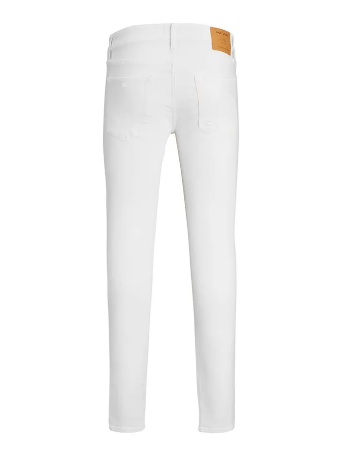 Jeans JACK and JONES Mens LIAM ORIGINAL NA 405 SKINNY FIT JEANS White White