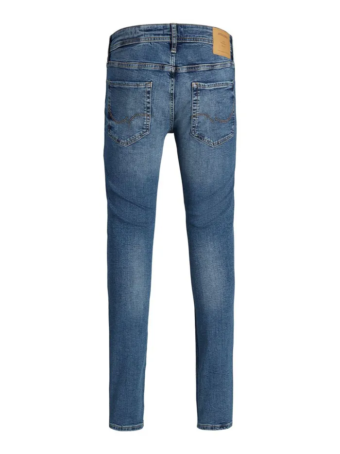 Jeans JACK and JONES Mens LIAM ORIGINAL NA SKINNY FIT JEANS Blue Blue Denim