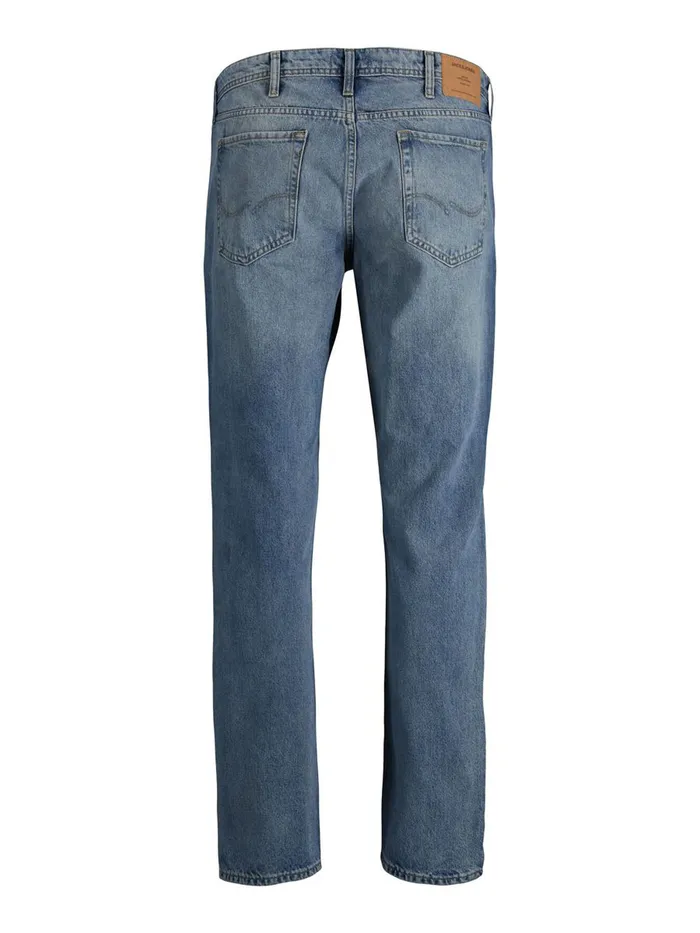 Jeans JACK and JONES Mens MIKE ORIGINAL AM 764 PLUS SIZE REGULAR FIT JEANS Blue Blue Denim