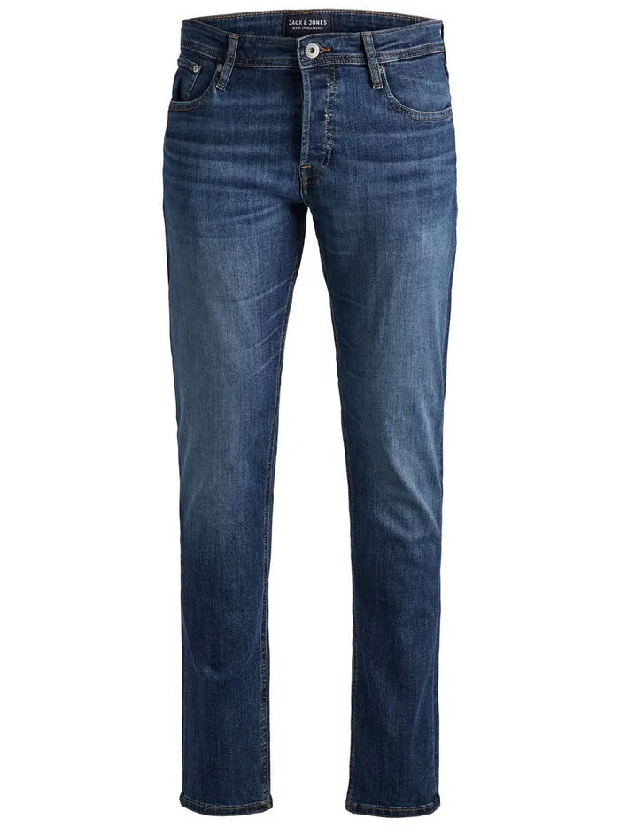 Jeans JACK and JONES Mens MIKE ORIGINAL AM 814 COMFORT FIT JEANS Blue Blue Denim
