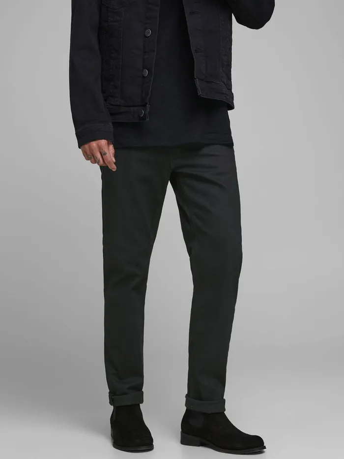 Jeans JACK and JONES Mens MIKE ORIGINAL JOS 199 COMFORT FIT JEANS Black Black Denim Jeans JACK and JONES Mens MIKE ORIGINAL JOS 199 COMFORT FIT JEANS Black Black Denim