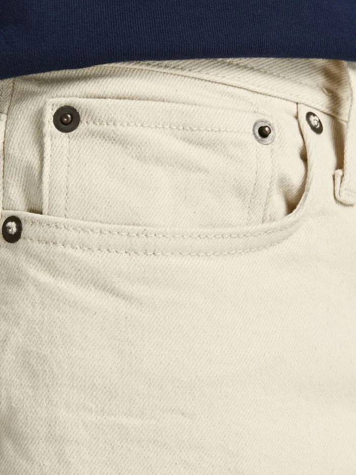 Jeans JACK and JONES Mens ROB ORIGINAL CJ 936 LOOSE FIT JEANS Beige Ecru