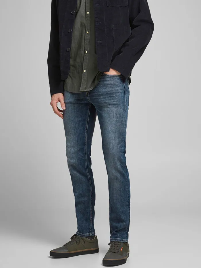 Jeans JACK and JONES Mens TIM ORIGINAL AM 620 SLIMSTRAIGHT FIT JEANS Blue Blue Denim Jeans JACK and JONES Mens TIM ORIGINAL AM 620 SLIMSTRAIGHT FIT JEANS Blue Blue Denim