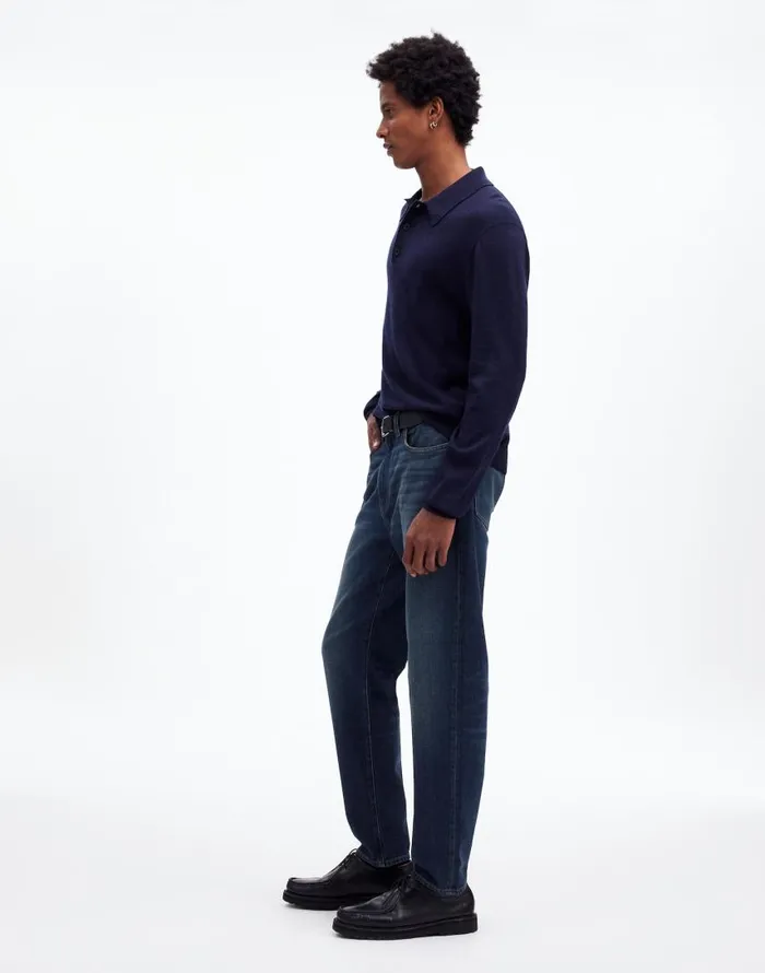 Jeans Men Madewell Relaxed Taper Jeans Leeds Wash