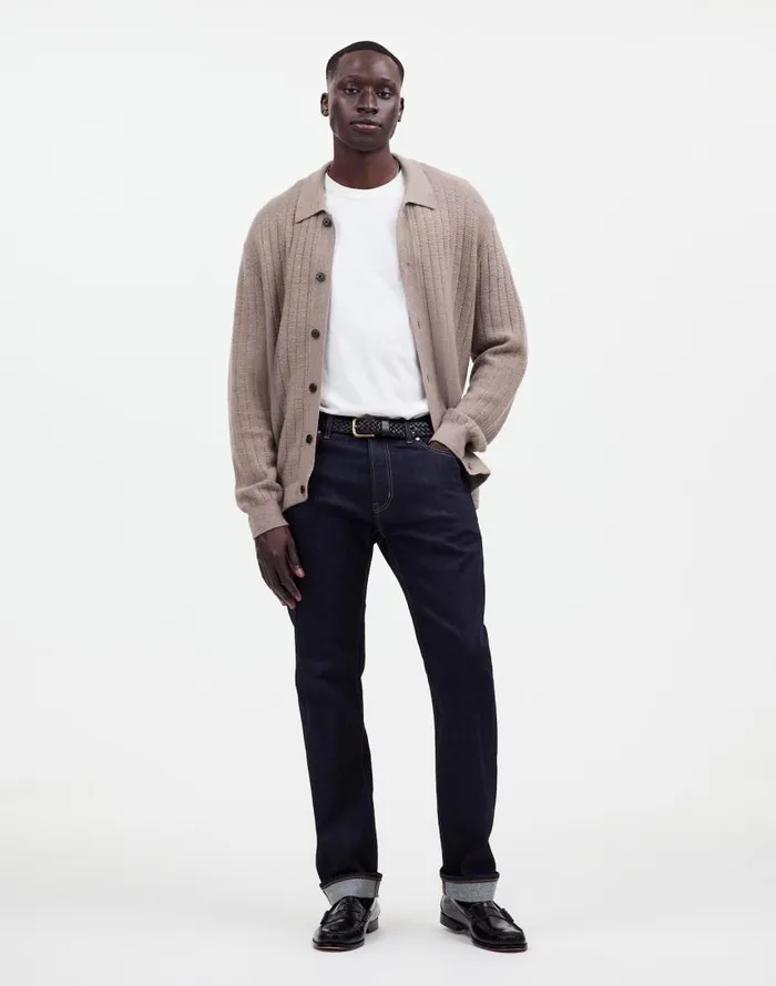 Jeans Men Madewell The 1991 StraightLeg Stretch Selvedge Jean Rinse