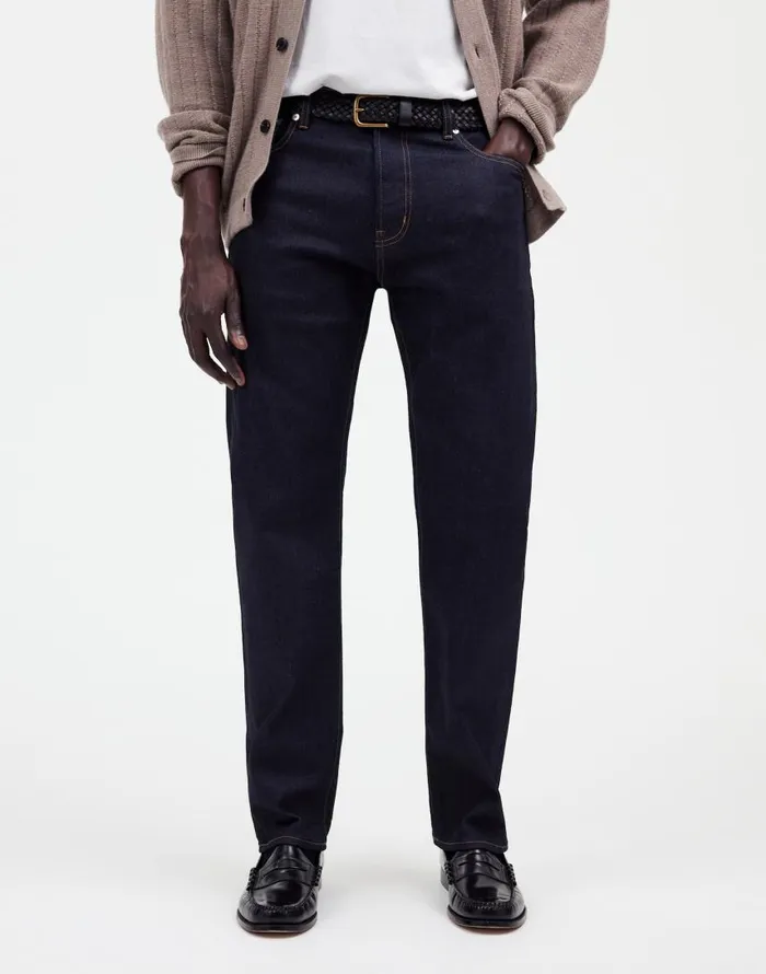 Jeans Men Madewell The 1991 StraightLeg Stretch Selvedge Jean Rinse