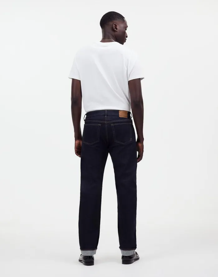 Jeans Men Madewell The 1991 StraightLeg Stretch Selvedge Jean Rinse