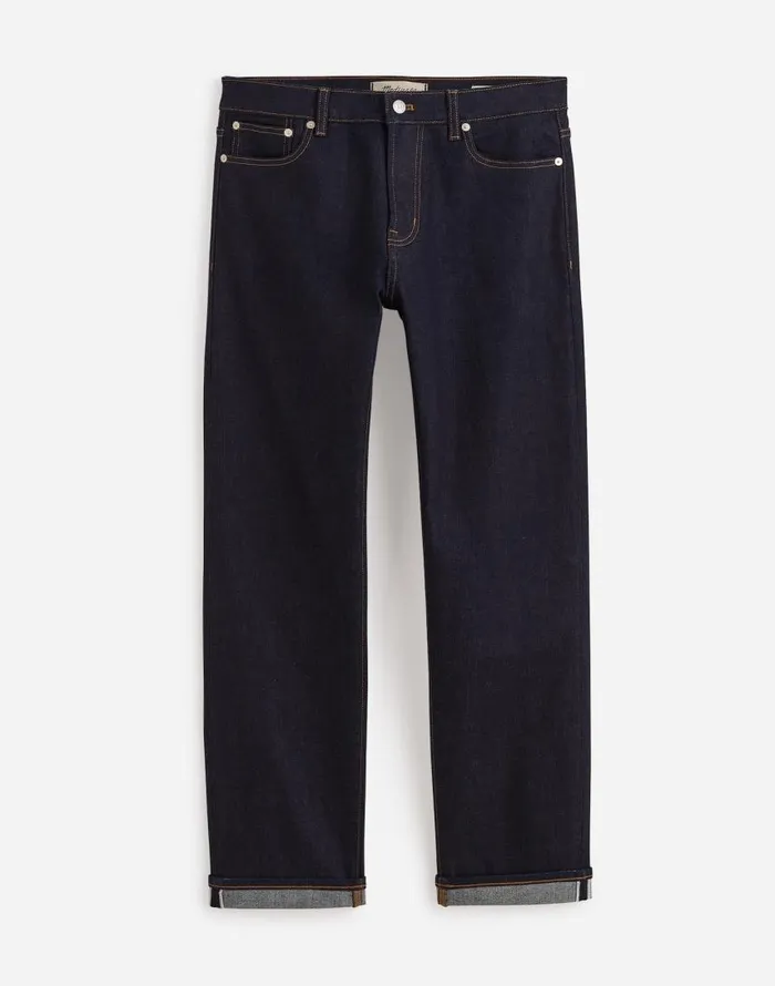 Jeans Men Madewell The 1991 StraightLeg Stretch Selvedge Jean Rinse