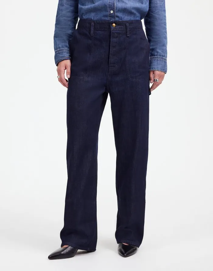 Jeans Women Madewell Alexa Chung For Madewell Workwear Jeans Rinse Wash