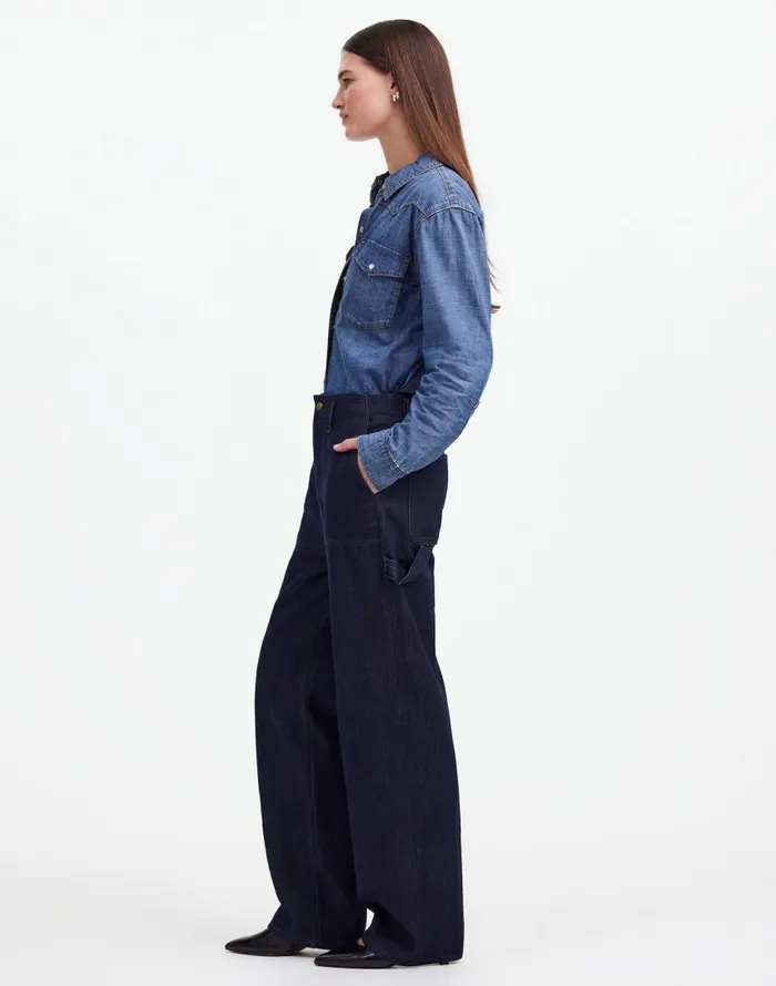 Jeans Women Madewell Alexa Chung For Madewell Workwear Jeans Rinse Wash