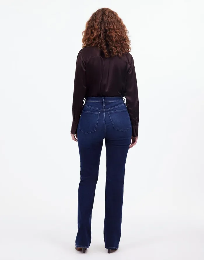 Jeans Women Madewell Curvy Kick Out FullLength Jeans In Kingston Wash Kingston Wash