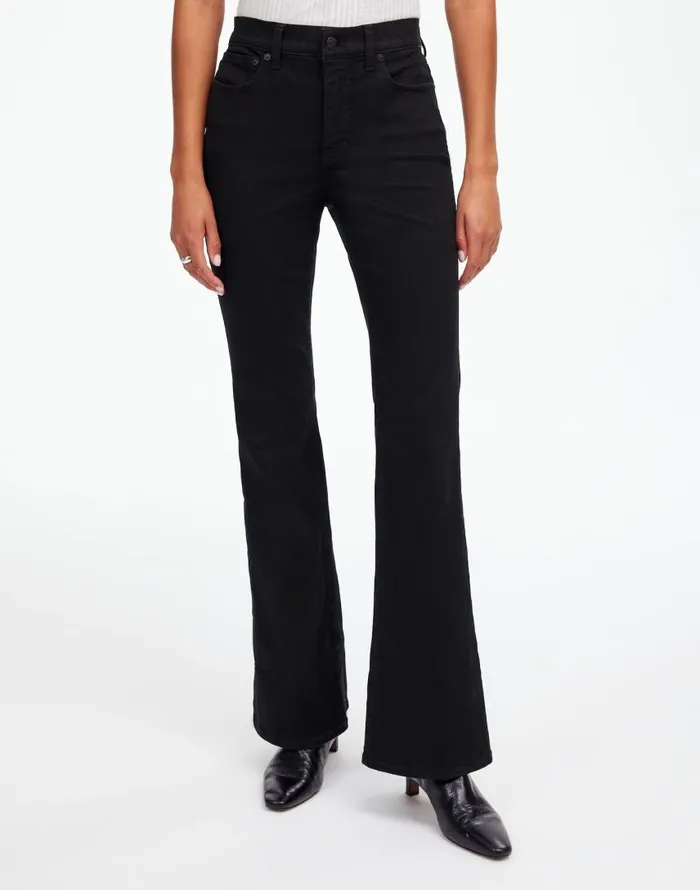 Jeans Women Madewell Flea Market Flare Jeans Black Frost
