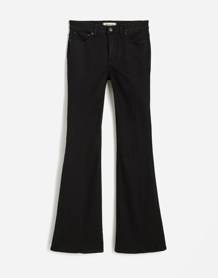 Jeans Women Madewell Flea Market Flare Jeans Black Frost