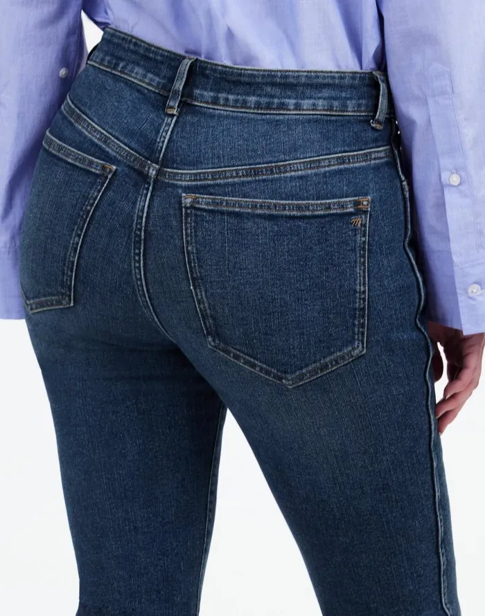 Jeans Women Madewell Tall Curvy MidRise Stovepipe Jeans In Deming Wash Deming Wash