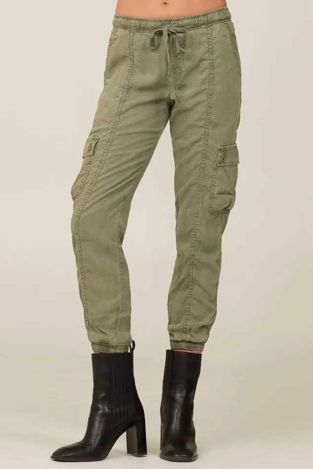 Joggers Women Bella Dahl Cargo Track Pants 8211 Soft Army Joggers Women Bella Dahl Cargo Track Pants 8211 Soft Army
