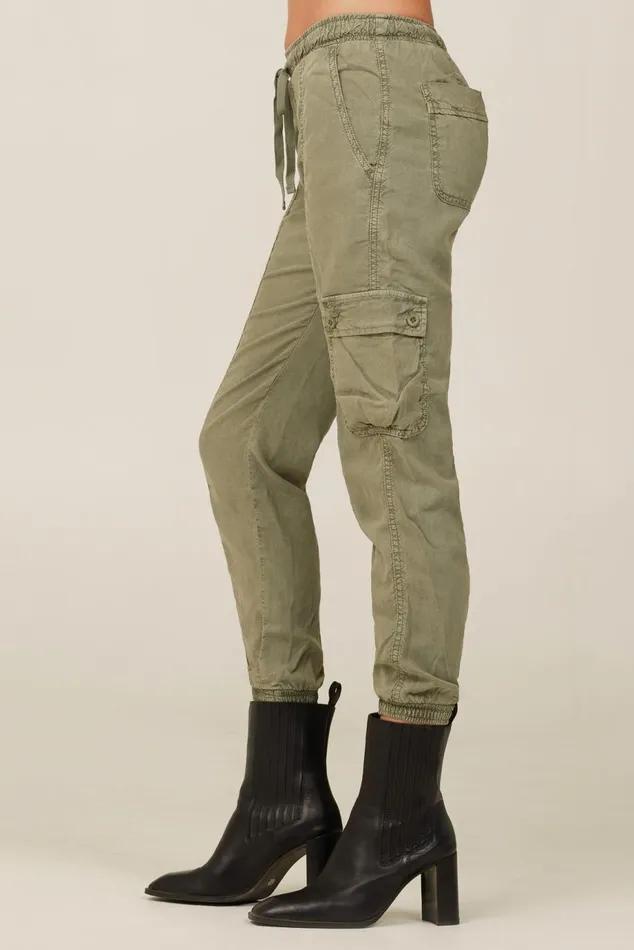 Joggers Women Bella Dahl Cargo Track Pants 8211 Soft Army Joggers Women Bella Dahl Cargo Track Pants 8211 Soft Army