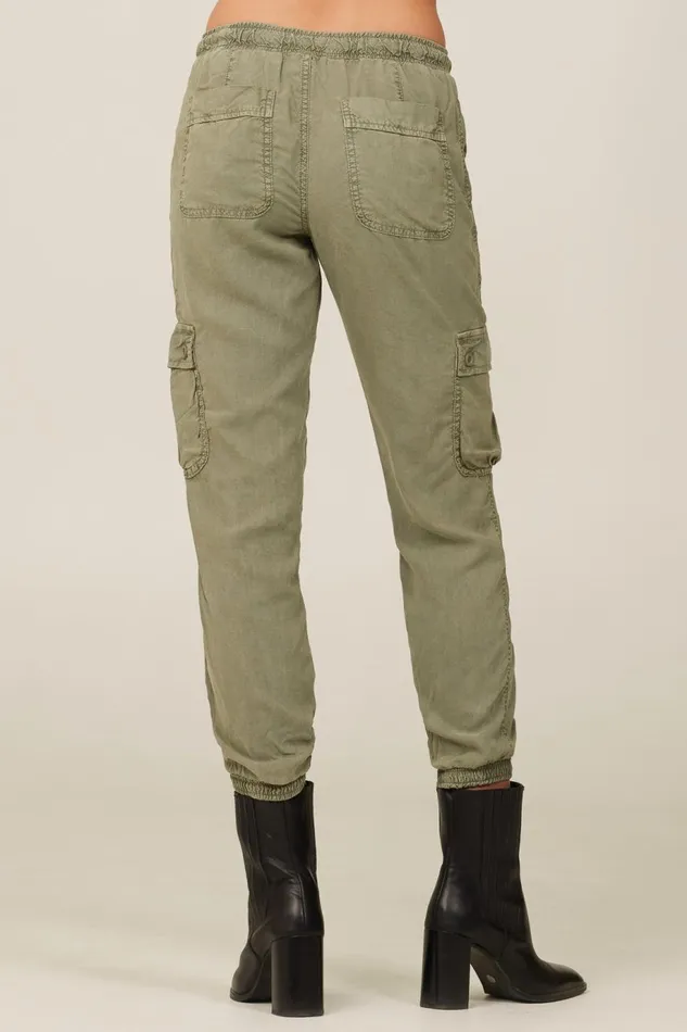 Joggers Women Bella Dahl Cargo Track Pants 8211 Soft Army Joggers Women Bella Dahl Cargo Track Pants 8211 Soft Army