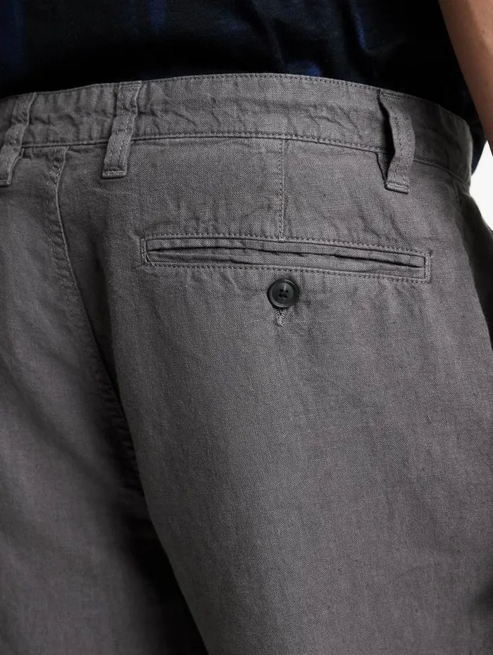 JOHNNY FLAT FRONT SHORTS Grey Stone Men John Varvatos Shorts And Swimwear