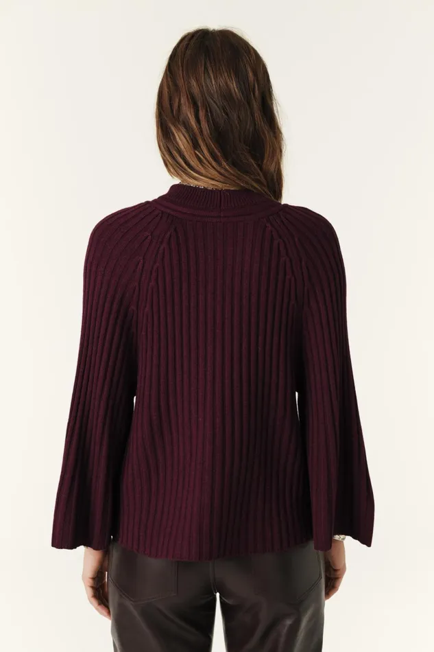 Jumper Jobert Purple Women Baandsh Sweaters and Cardigans