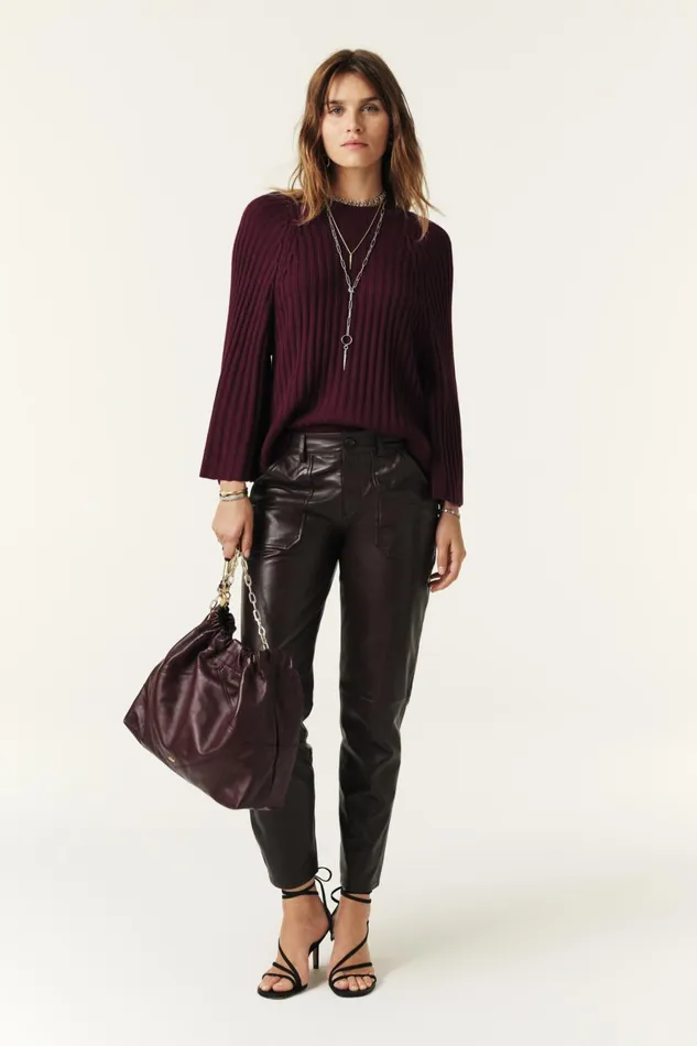 Jumper Jobert Purple Women Baandsh Sweaters and Cardigans