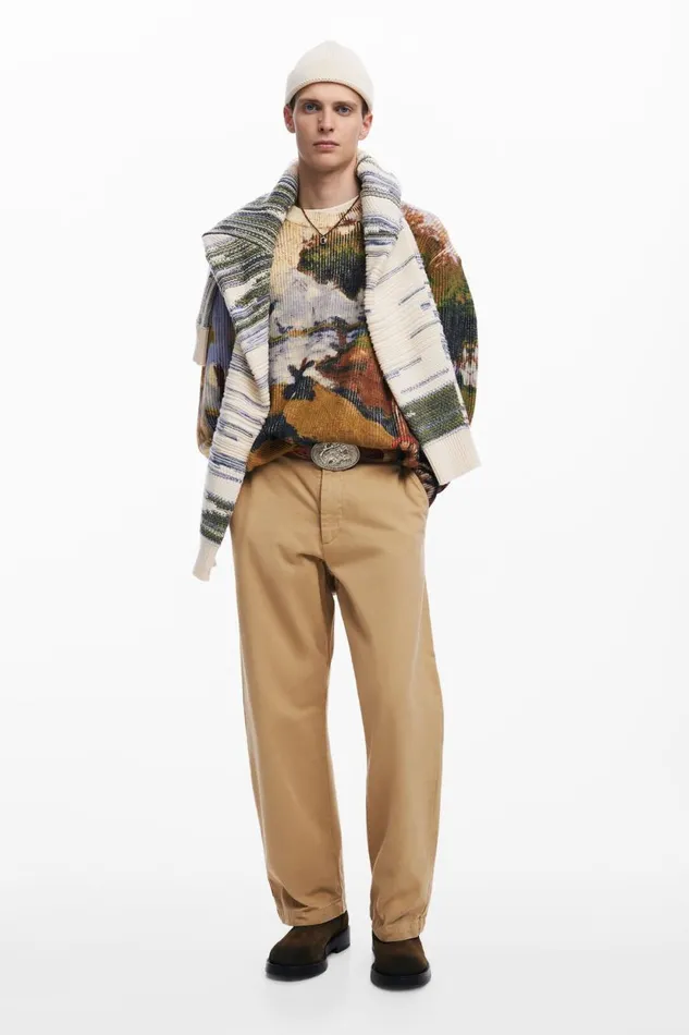 Jumpers And Sweatshirts Men Desigual Jumper Green