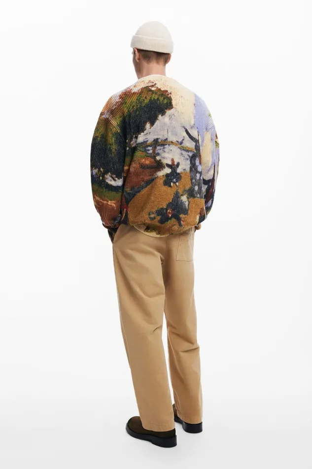 Jumpers And Sweatshirts Men Desigual Jumper Green