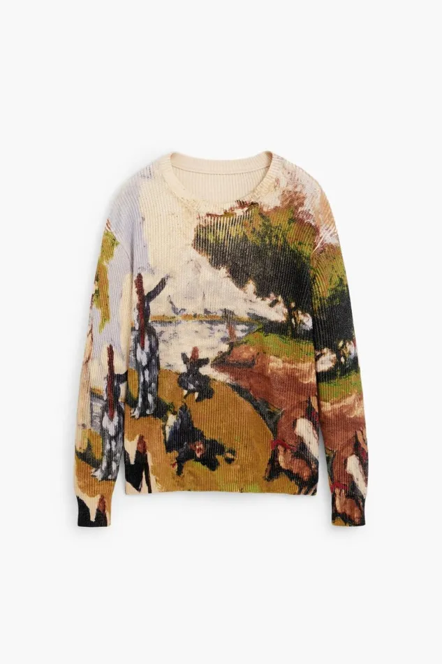 Jumpers And Sweatshirts Men Desigual Jumper Green