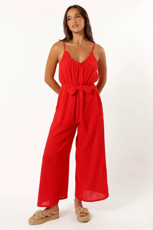 Jumpsuits and Rompers Women Petal and Pup Alondra Jumpsuit Red