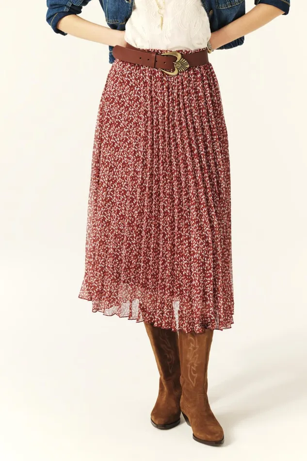 Kamy Skirt Kamy Red Women Baandsh Skirts and Shorts