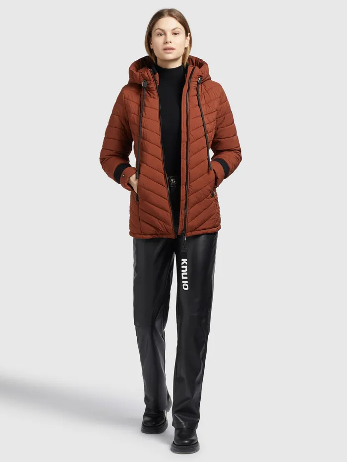 KHUJO Jacke PATT2 LIGHT Rotbraun Women Puffer Jackets