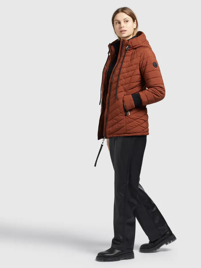 KHUJO Jacke PATT2 LIGHT Rotbraun Women Puffer Jackets