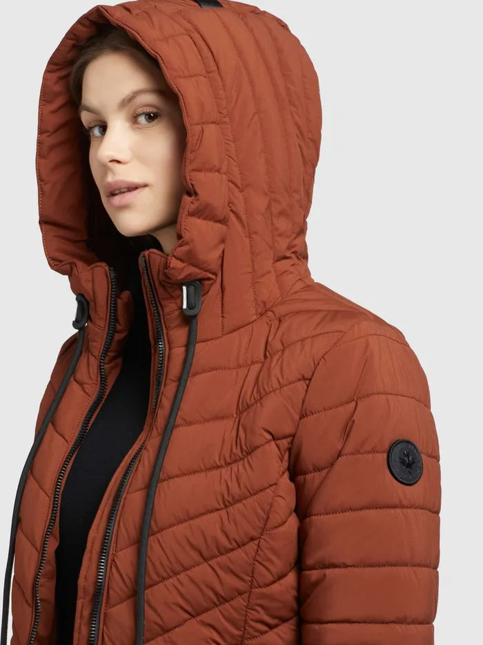 KHUJO Jacke PATT2 LIGHT Rotbraun Women Puffer Jackets
