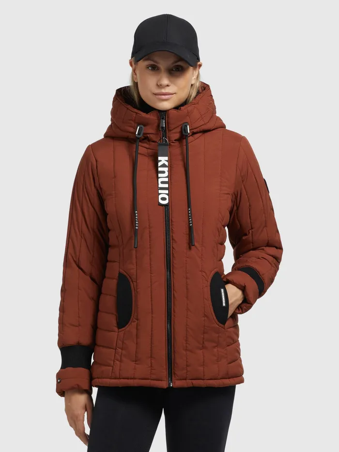 KHUJO Jacke TWEETY PRIME7 LIGHT Rotbraun Rotbraun Women Puffer Jackets