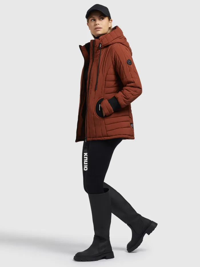 KHUJO Jacke TWEETY PRIME7 LIGHT Rotbraun Rotbraun Women Puffer Jackets
