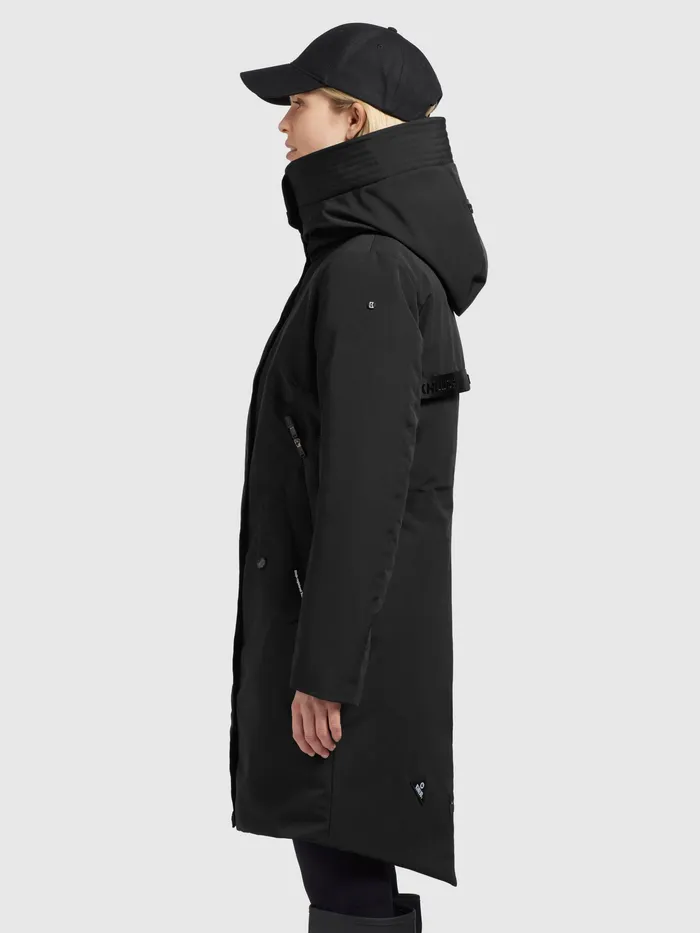 KHUJO Mantel CHARLYN4 Schwarz Schwarz Women Parkas